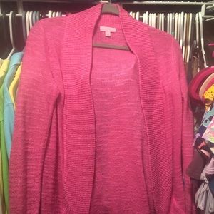 VGUC Tiki Pink Amalie Cardigan sz Small